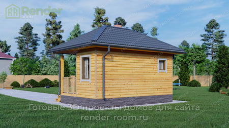 Проект  Площадь: 17, Размер: 4х6