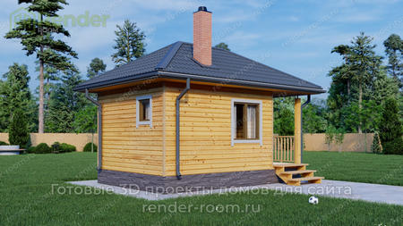 Проект  Площадь: 17, Размер: 4х6