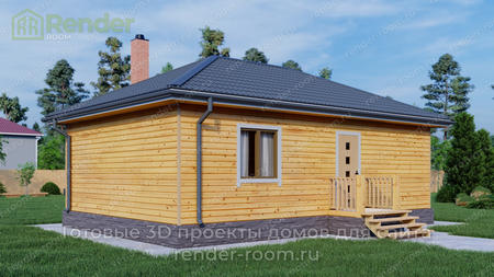 Проект  Площадь: 56, Размер: 6х8