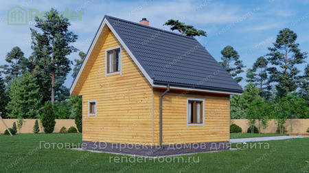 Проект  Площадь: 52, Размер: 6х6