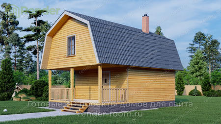 Проект  Площадь: 63, Размер: 6х8