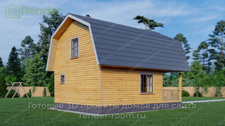 Проект  Площадь: 63, Размер: 6х8