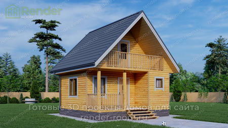 Проект  Площадь: 44, Размер: 6х6