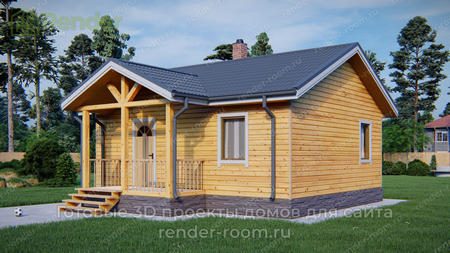 Проект  Площадь: 44, Размер: 6х7