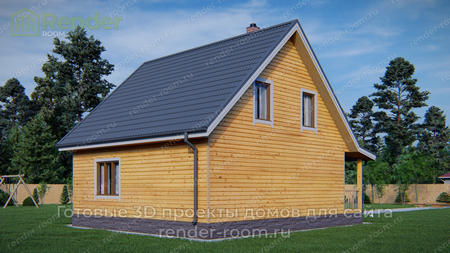 Проект  Площадь: 98, Размер: 8х9