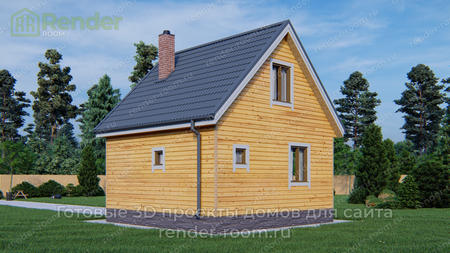 Проект  Площадь: 45, Размер: 6х6