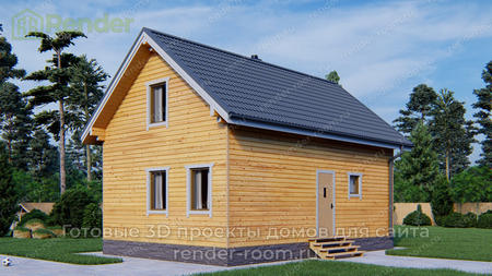 Проект  Площадь: 91, Размер: 6х9