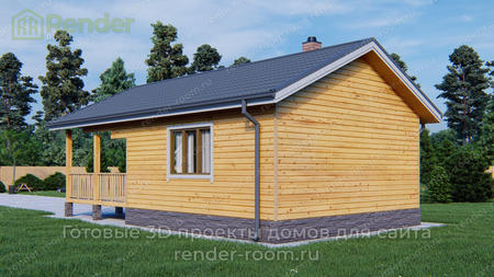 Проект  Площадь: 32, Размер: 6х6