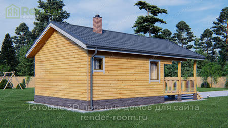 Проект  Площадь: 32, Размер: 6х6