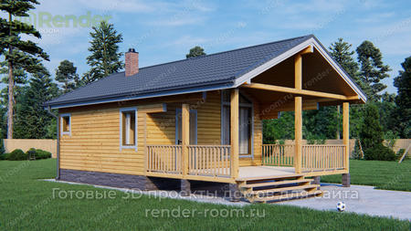 Проект  Площадь: 32, Размер: 6х6