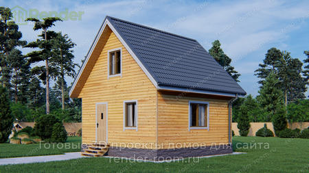 Проект  Площадь: 55, Размер: 6х6