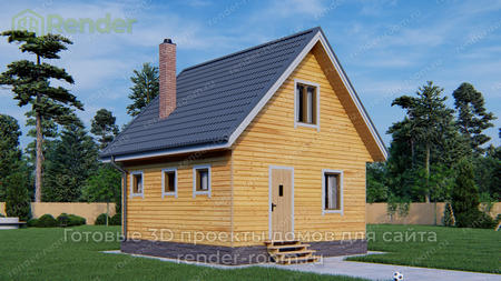 Проект  Площадь: 55, Размер: 6х6