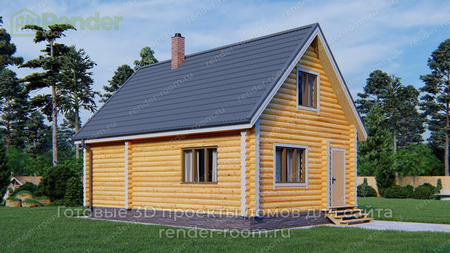 Проект  Площадь: 81, Размер: 6х9