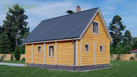 Проект  Площадь: 81, Размер: 6х9