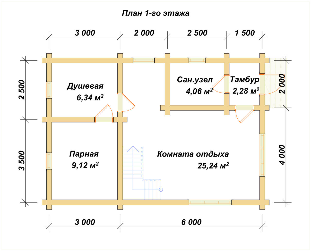 Б-39 План первого этажа Б-39 План первого этажа