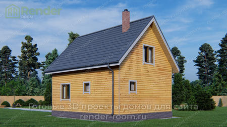 Проект  Площадь: 86, Размер: 6х8