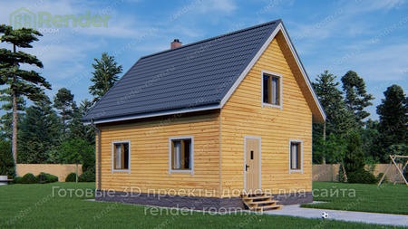 Проект  Площадь: 86, Размер: 6х8