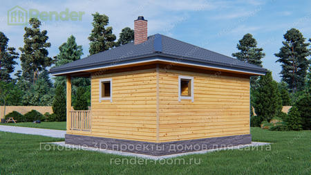 Проект  Площадь: 20, Размер: 6х6