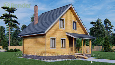 Проект  Площадь: 66, Размер: 6х8