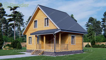 Проект  Площадь: 66, Размер: 6х8