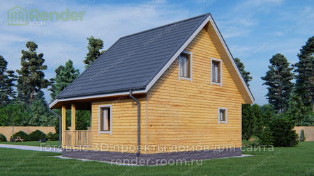 Проект  Площадь: 66, Размер: 6х8