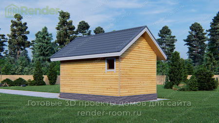 Проект  Площадь: 20, Размер: 4х6