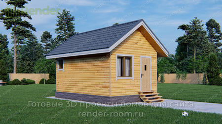 Проект  Площадь: 20, Размер: 4х6