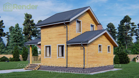 Проект  Площадь: 69, Размер: 6х8