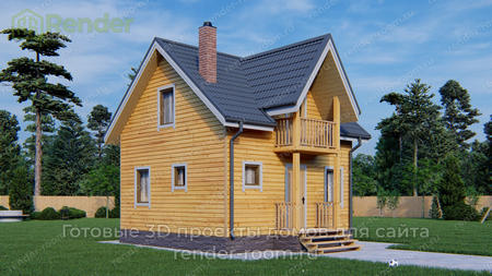 Проект  Площадь: 72, Размер: 6х6