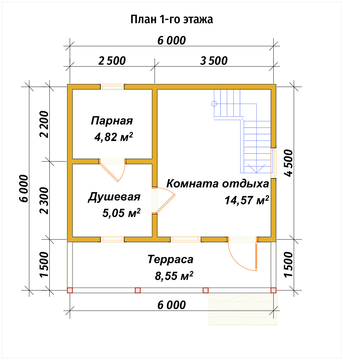 Б-54 План первого этажа Б-54 План первого этажа