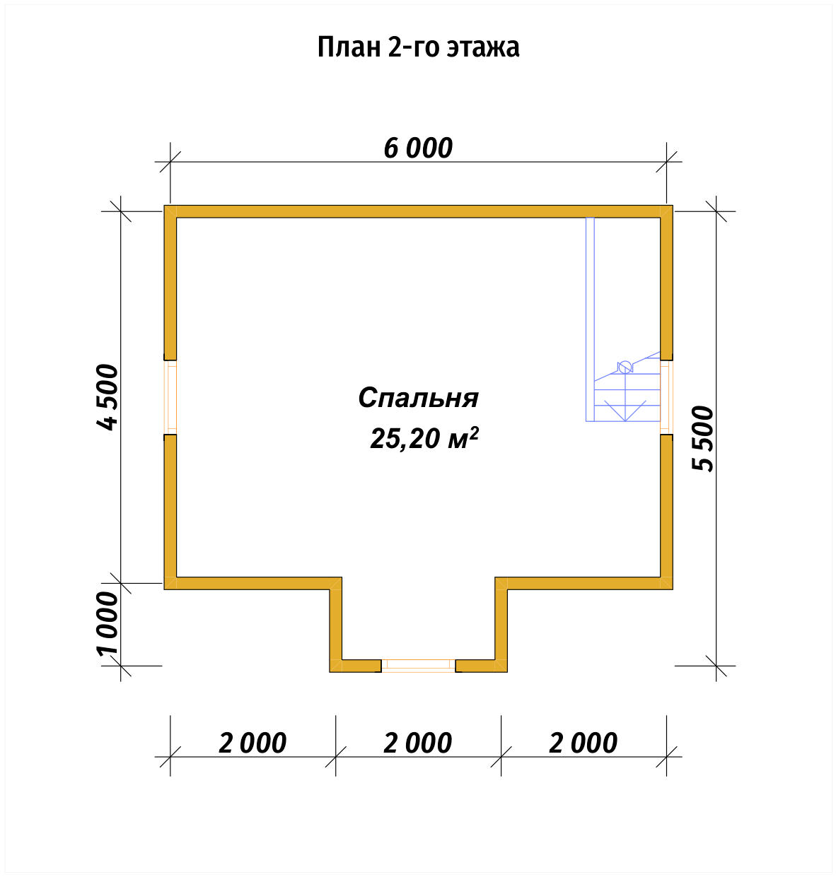 Б-54 План второго этажа Б-54 План второго этажа