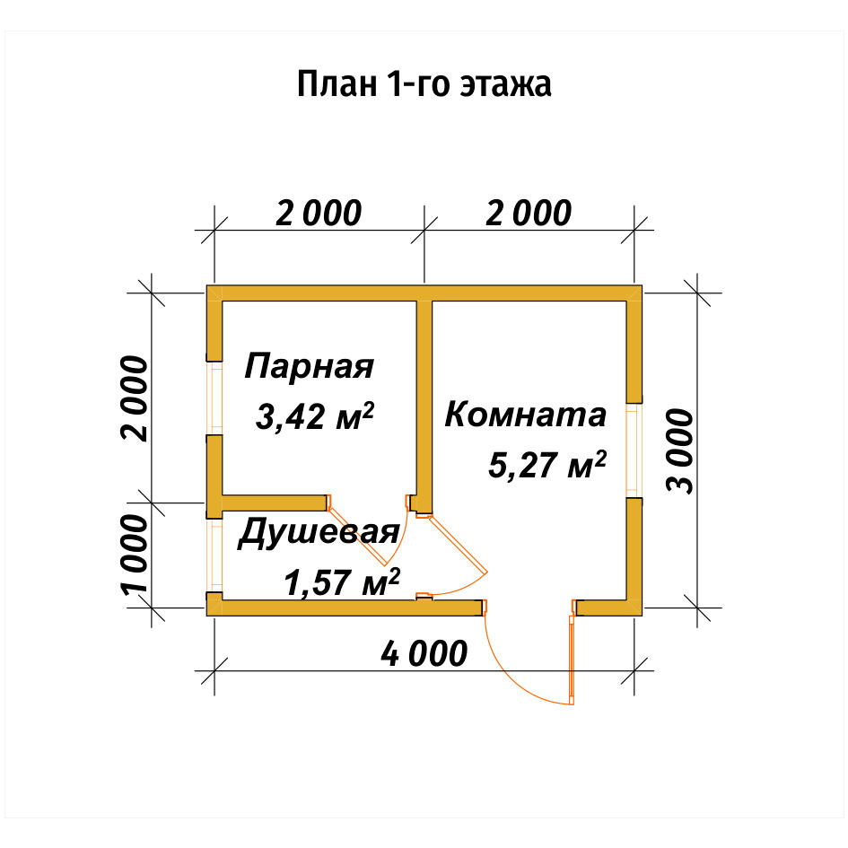 Б-55 План первого этажа Б-55 План первого этажа