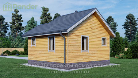 Проект  Площадь: 30, Размер: 4х6