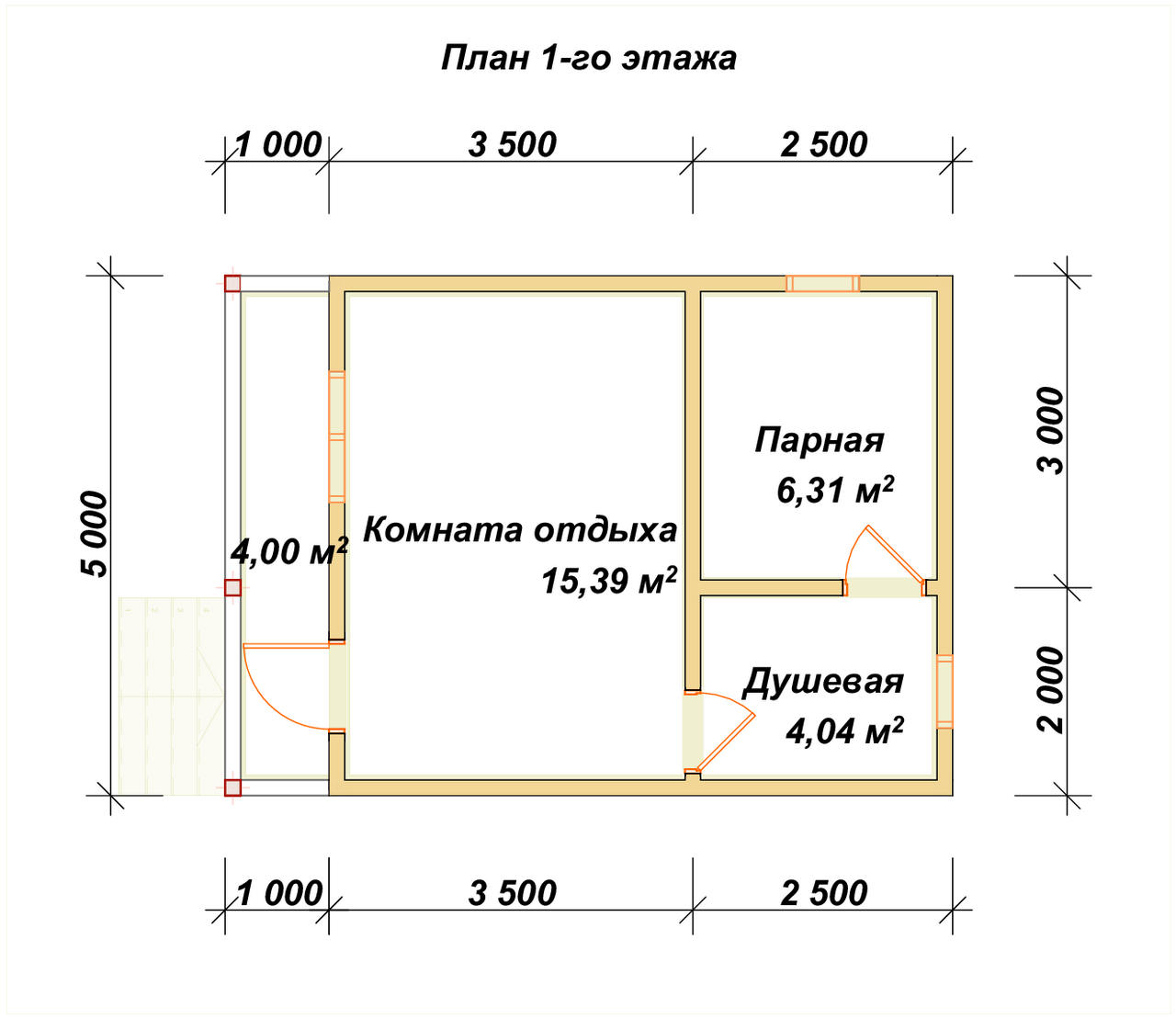 Б-6 План первого этажа Б-6 План первого этажа