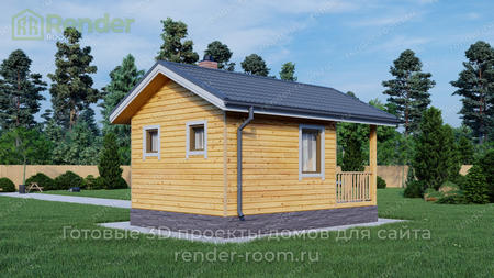 Проект  Площадь: 24, Размер: 4х6