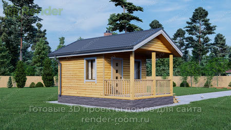 Проект  Площадь: 24, Размер: 4х6