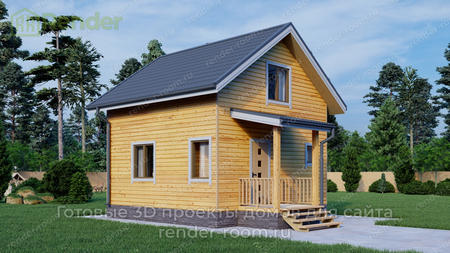 Проект  Площадь: 59, Размер: 6х6