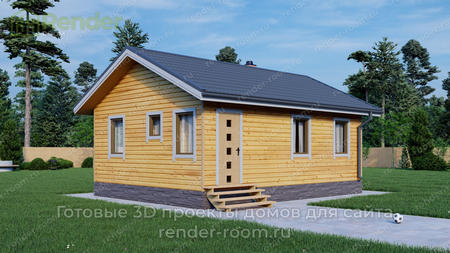 Проект  Площадь: 40, Размер: 6х8