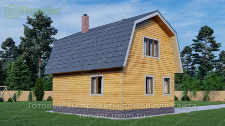 Проект Б-66 Площадь: 70, Размер: 6х8