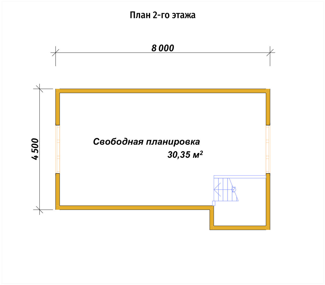 Б-66 План второго этажа Б-66 План второго этажа