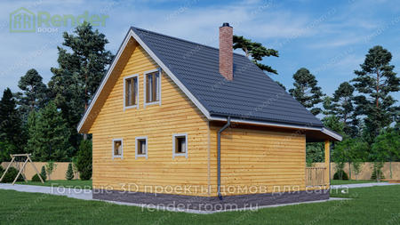 Проект  Площадь: 70, Размер: 6х8