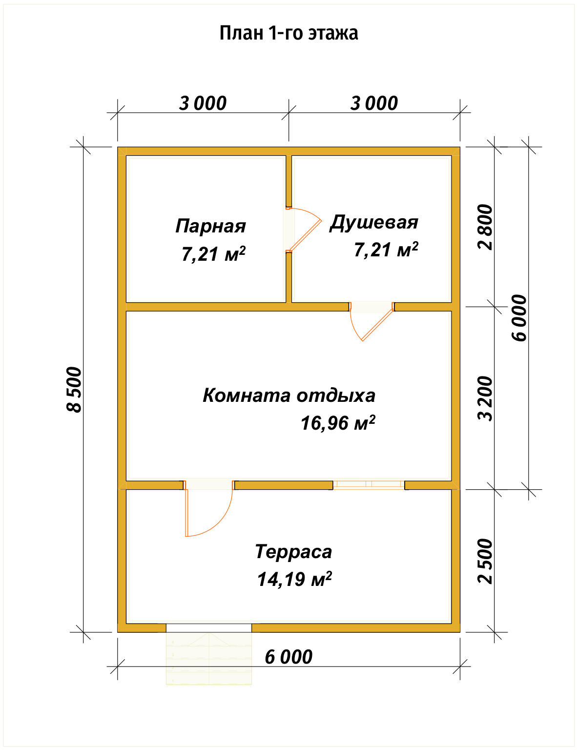 Б-68 План первого этажа Б-68 План первого этажа