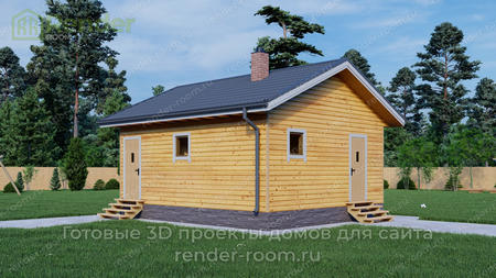 Проект  Площадь: 36, Размер: 6х7