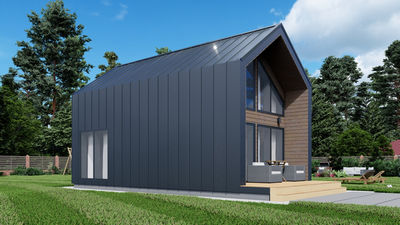 Проект Барн-3 Площадь: 45, Размер: 5х8