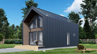 Проект Барн-3 Площадь: 45, Размер: 5х8