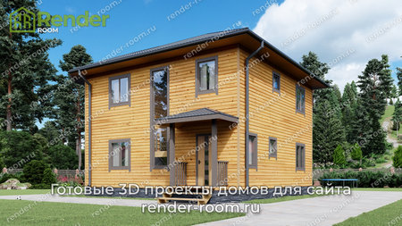 Проект П-1 Площадь: 135,6, Размер: 9х10