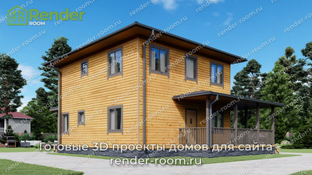 Проект П-1 Площадь: 135,6, Размер: 9х10