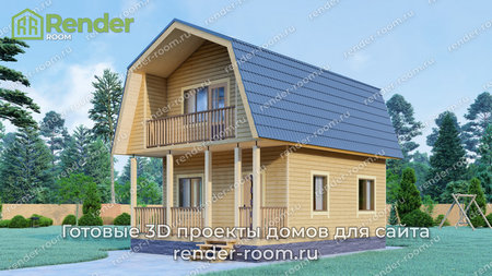 Проект  Площадь: 60, Размер: 6х8