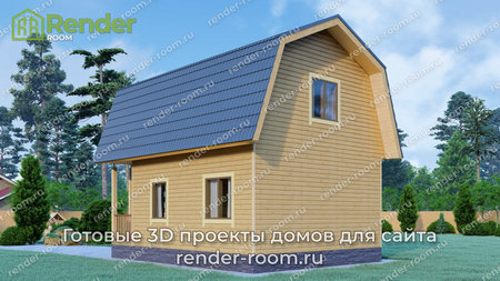 Проект  Площадь: 60, Размер: 6х8