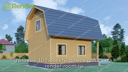 Проект  Площадь: 60, Размер: 6х8